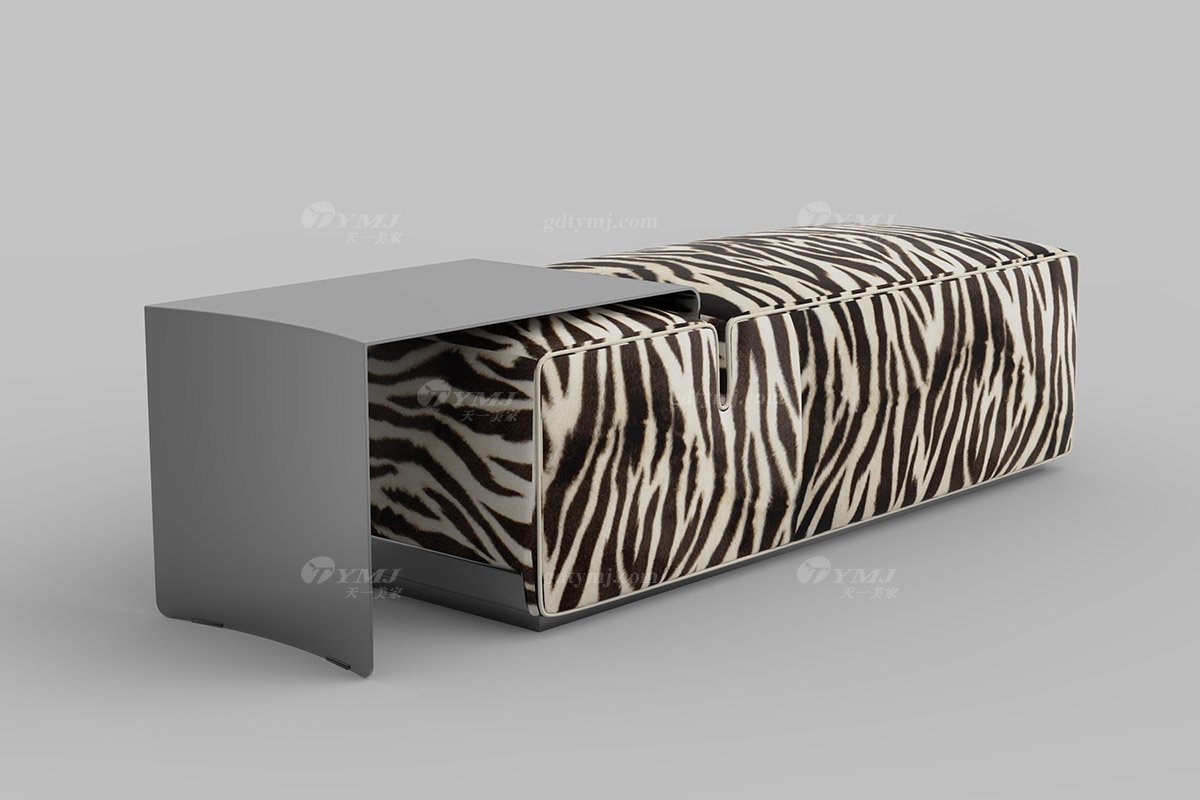 意式雅奢風(fēng)格家具高端別墅會(huì)所家具簡(jiǎn)約舒適休閑布藝長(zhǎng)墩