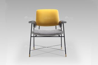 意式雅奢風(fēng)格家具高端別墅會(huì)所家具簡(jiǎn)約休閑椅