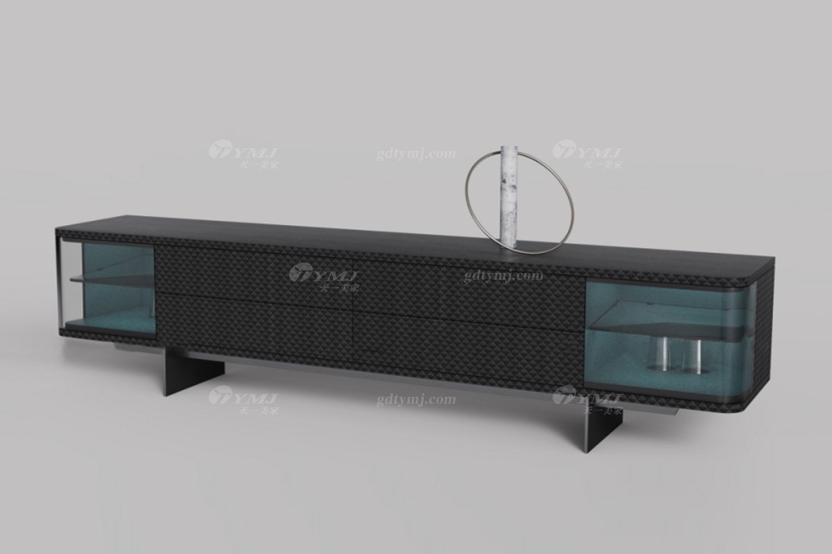 意式雅奢風(fēng)格家具高端別墅會所家具時尚簡約電視柜LH2302電視柜