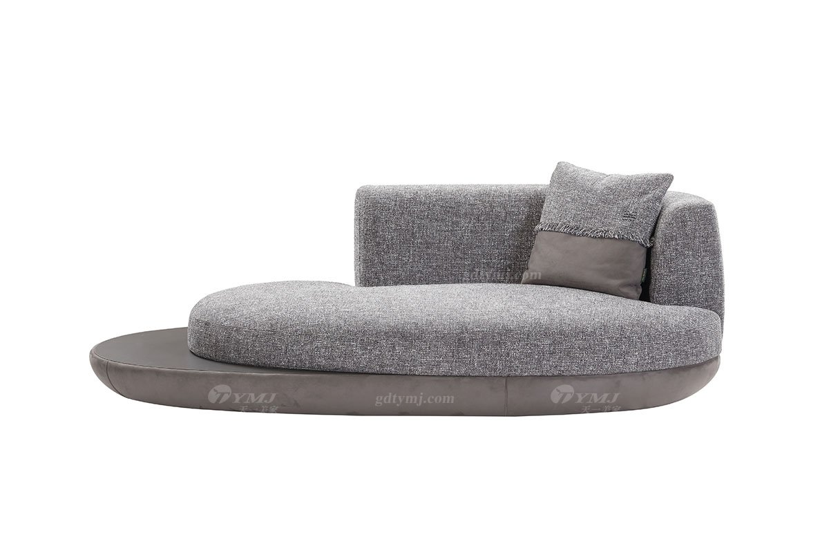 意式雅奢風(fēng)格家具高端別墅會所家具時(shí)尚簡約布藝小沙發(fā)