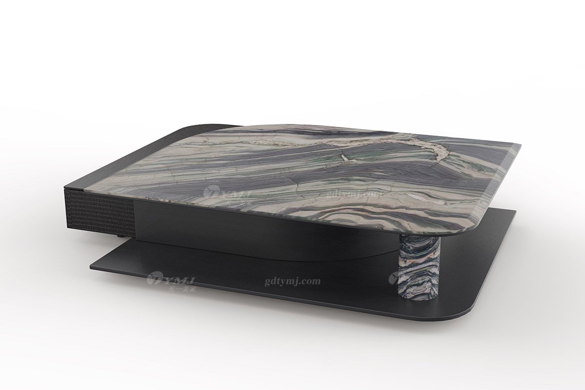  意式雅奢風(fēng)格家具高端別墅會(huì)所家具簡(jiǎn)約實(shí)木+天然大理石茶幾LT2309茶幾1