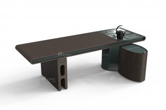  意式雅奢風(fēng)格家具高端別墅會(huì)所家具簡(jiǎn)約大氣實(shí)木茶臺(tái)