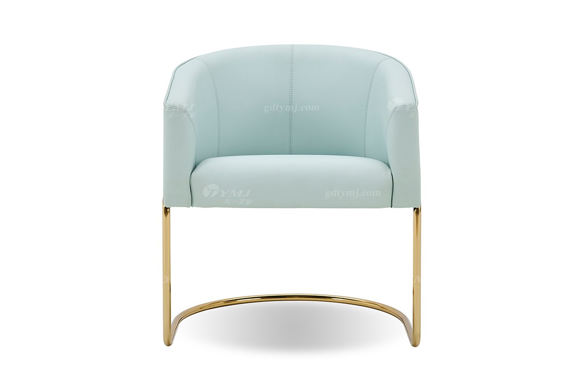 意式輕奢家具高端別墅會(huì)所大宅家用時(shí)尚奢華鈦金餐椅
