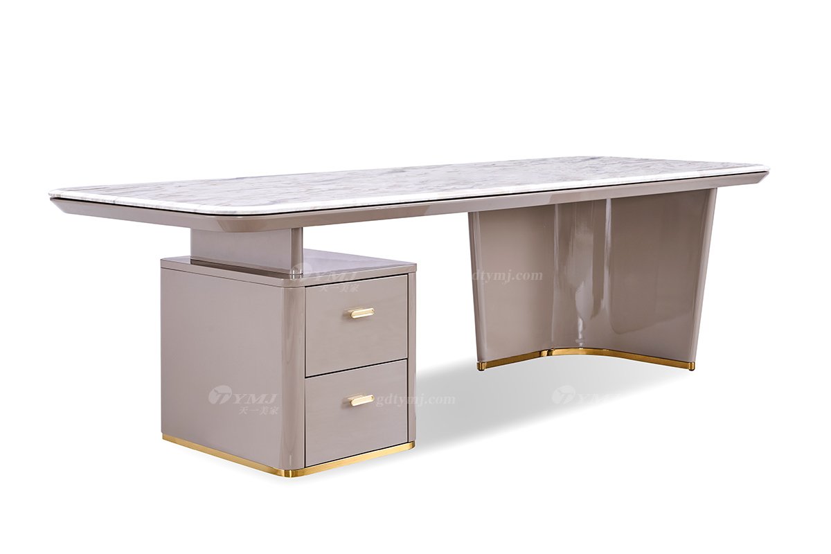 意式輕奢家具高端別墅會(huì)所豪宅家用時(shí)尚奢華大理石茶桌123H81M茶桌1